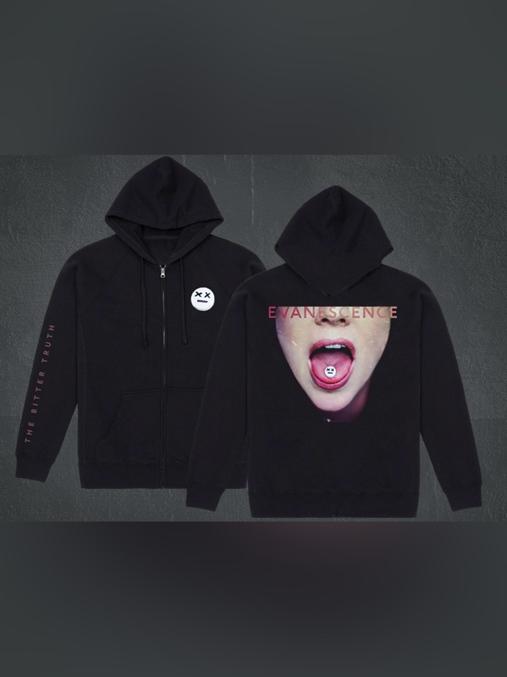 Evanescence The Bitter Truth Concert Zip Up